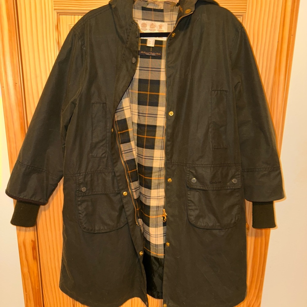 Barbour Dark Green Waxed Jacket